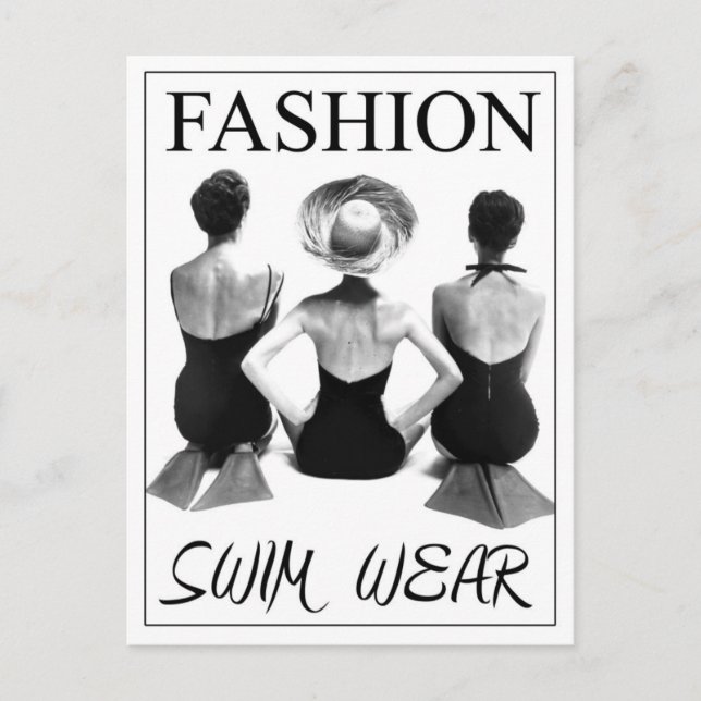 Mode Swimwear 1950 Vykort (Framsida)