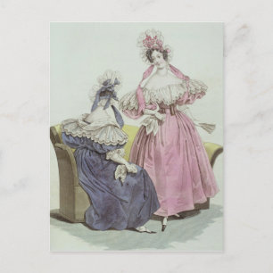 Mode tallrik, "Le Follet Courrier Salons Vykort