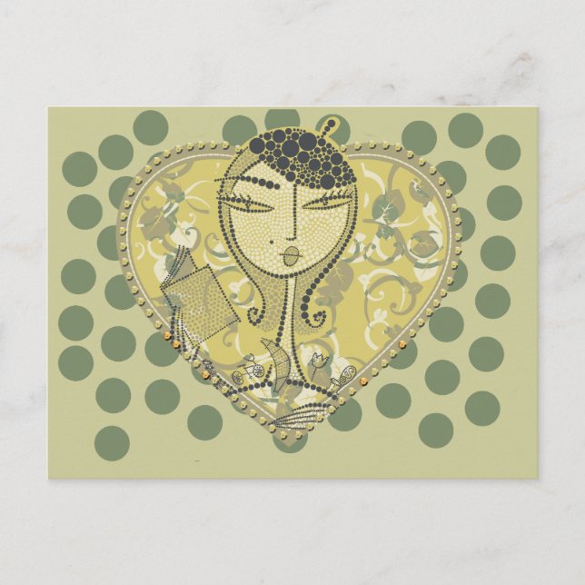 Mode Tshirts och presenter Vykort (Framsida)