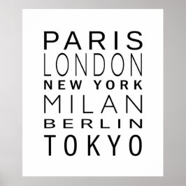 Mode-versaler Poster