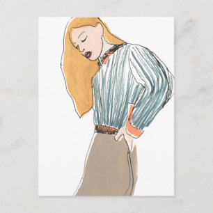 Mode Vignette Vykort