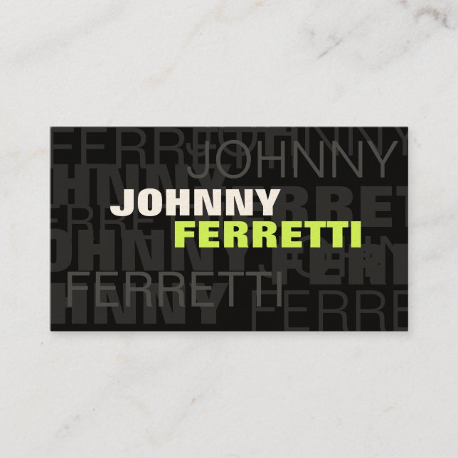 Mode viii visitkort (Framsida)