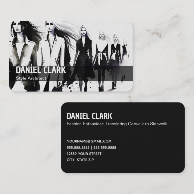 Mode Visitkort (Fram/baksida)