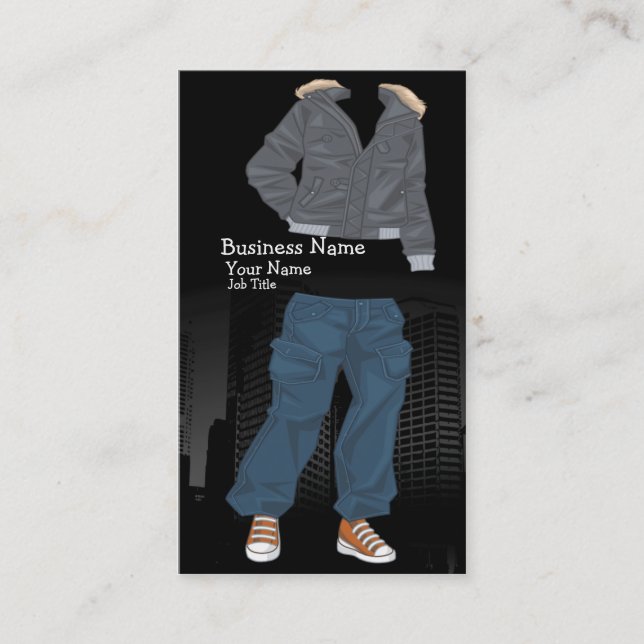 ModeBoutiquevisitkort Visitkort (Framsida)