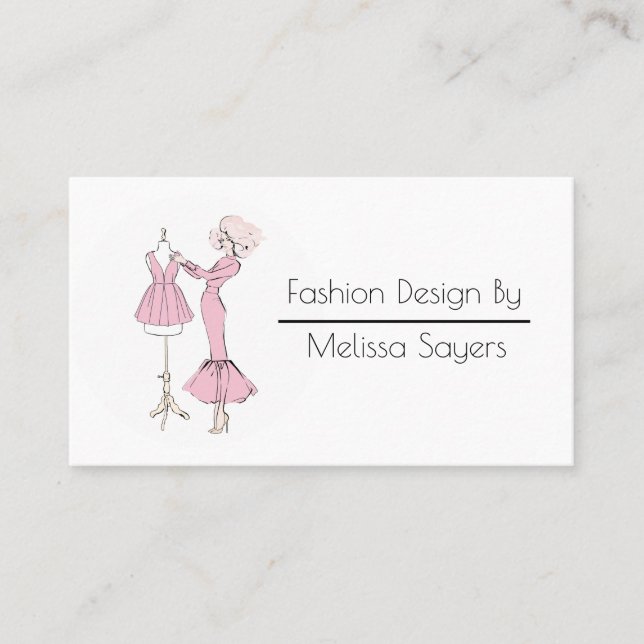 Modedesign Visitkort (Framsida)