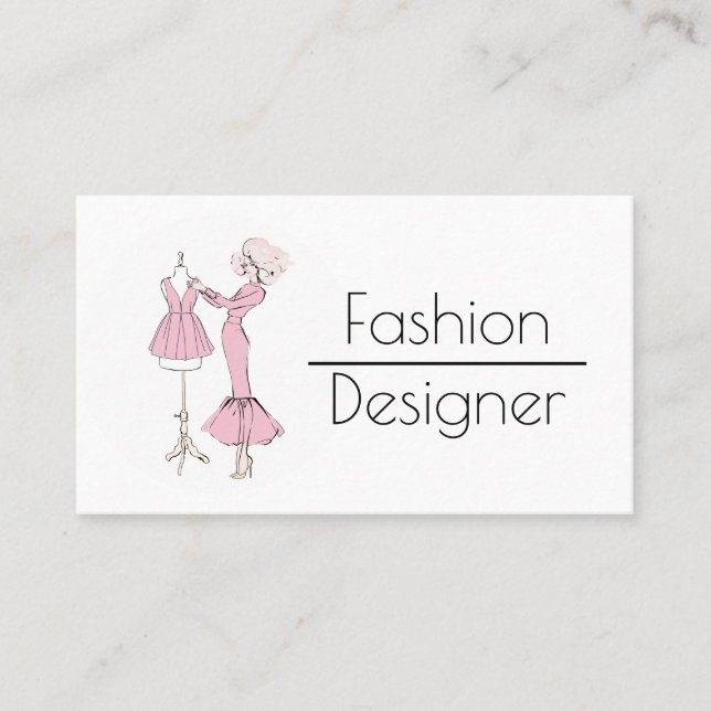 Modedesign Visitkort (Framsida)