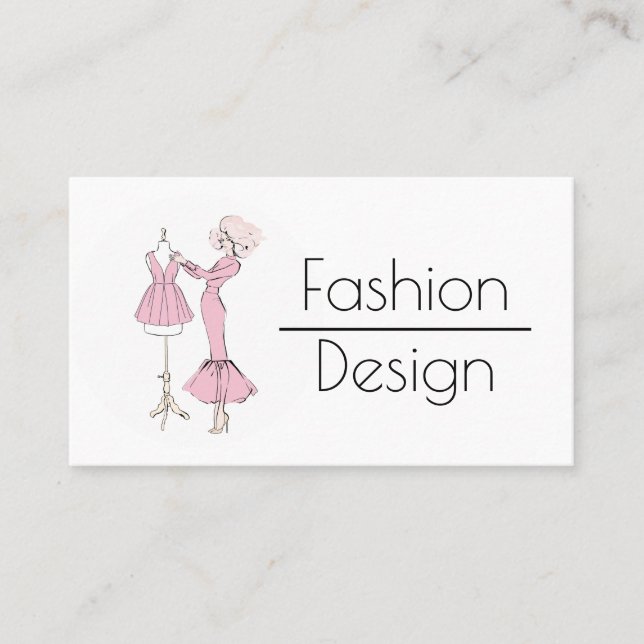 Modedesign Visitkort (Framsida)