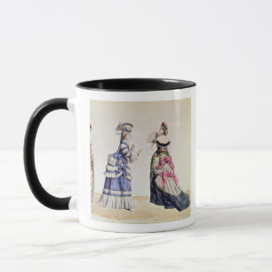 Modedesigner för kvinnor från 1860'sna mugg