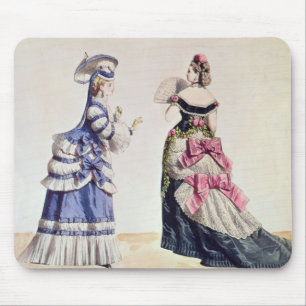 Modedesigner för kvinnor från 1860'sna musmatta