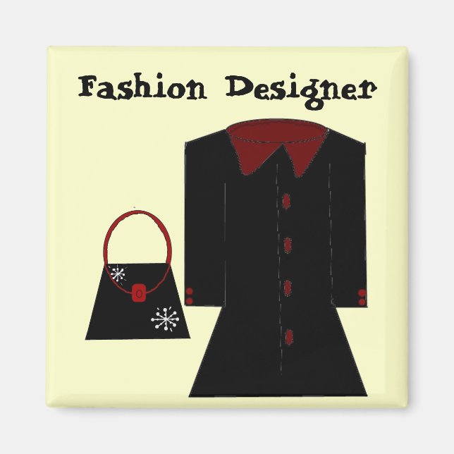 Modedesigner Magnet (Framsidan)