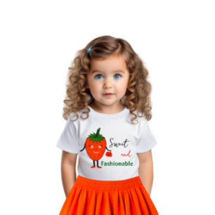 Modeen jordgubbe t shirt