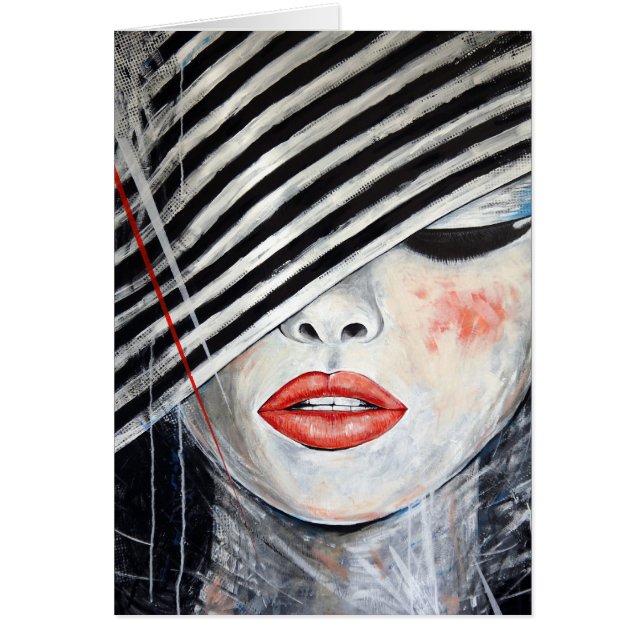 Modeillustration Hälsningskort (Framsidan)