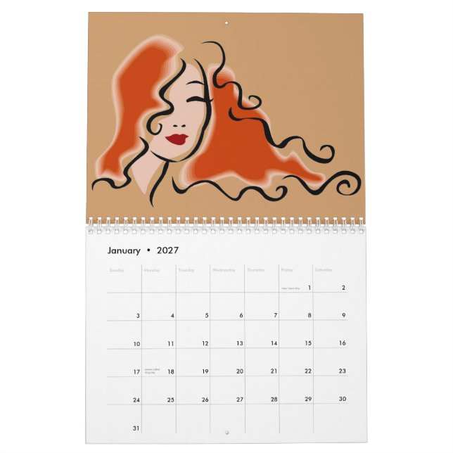 Modekalender Kalender (Jan 2027)