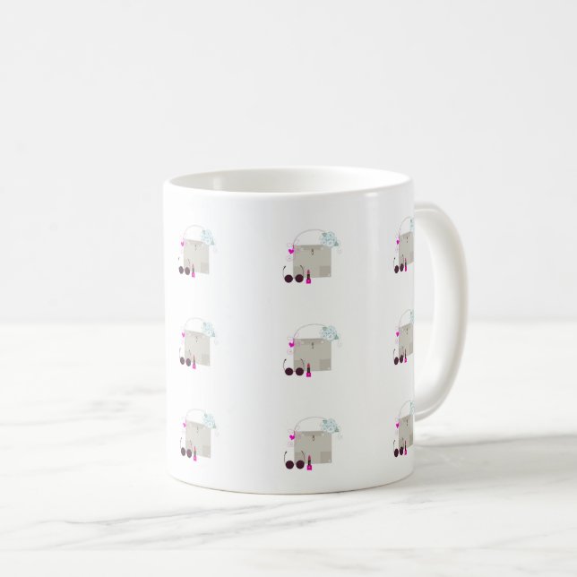 Modeklass stil kaffemugg (Framsida höger)