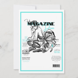 Modekung Magazine för Senterparty  Inbjudningar