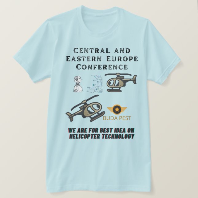 Model T-shirt Helicopter Summit (Design framsida)