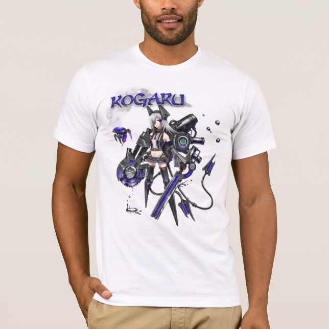 Modele KOGARU robote darkblue T-shirt (Framsida)