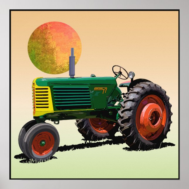 Modell 77 Rad Skörd Poster (Framsidan)