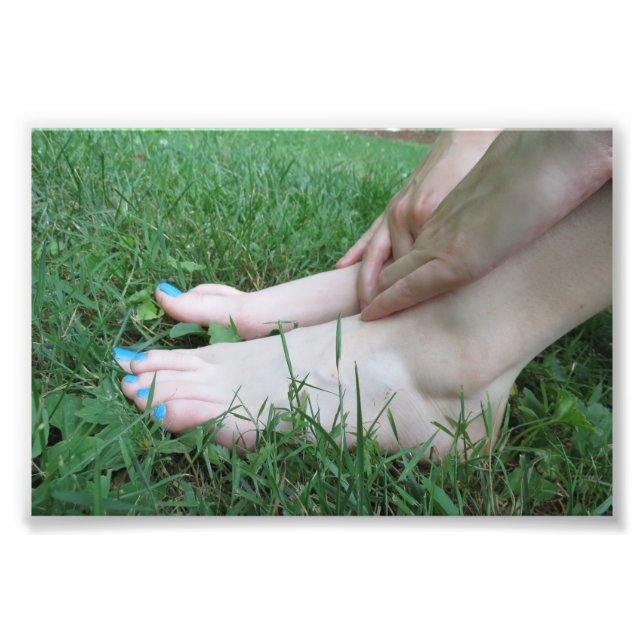 "Modell A" Feet Photo Print Fototryck (Framsidan)