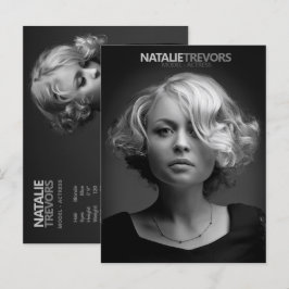 Modell Actor 2 Side 2 Photo Promotional-mall Vykort