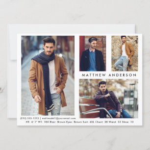 Modell Actor 4-foto - Vikt Comp Forte-kort