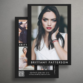 Modell Actor 5x7-kombinationskort SED QR 5, foto 2 Inbjudningar