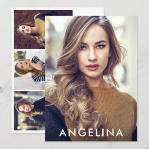 Modell Actor Photo Professionell Comp Card W