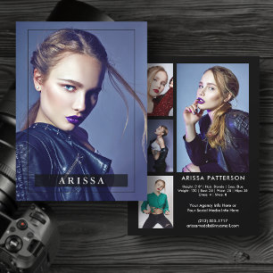 Modell Actor Pro 5.5x7.5 Comp/Zed Card 5 - foto Inbjudningar