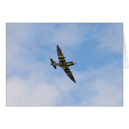 Modell av Spitfire MK IX MK923 Hälsningskort