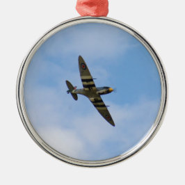 Modell av Spitfire MK IX MK923 Julgransprydnad Metall