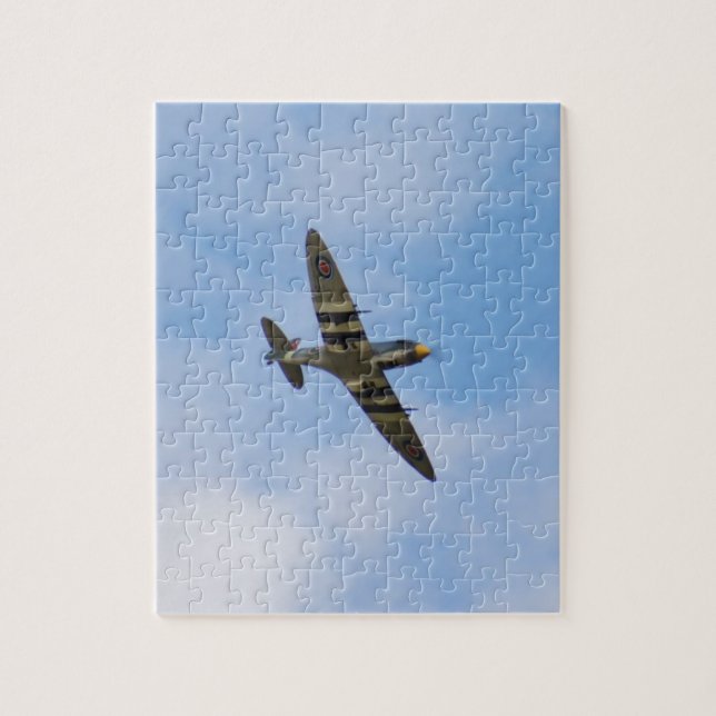 Modell av Spitfire MK IX MK923 Pussel (Vertikal)
