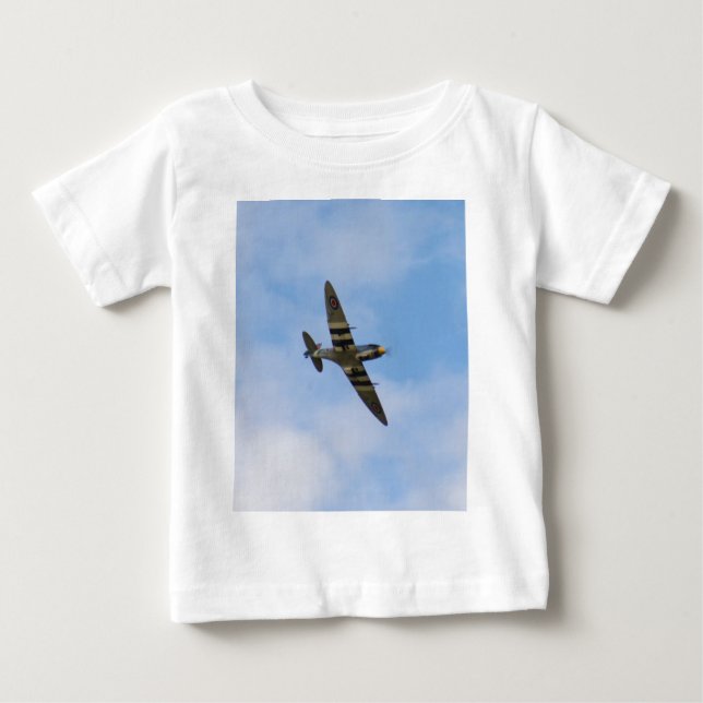 Modell av Spitfire MK IX MK923 Tee Shirt (Framsida)