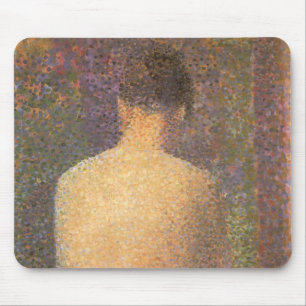 Modell bakifrån av Georges Seurat, Vintage konst Musmatta