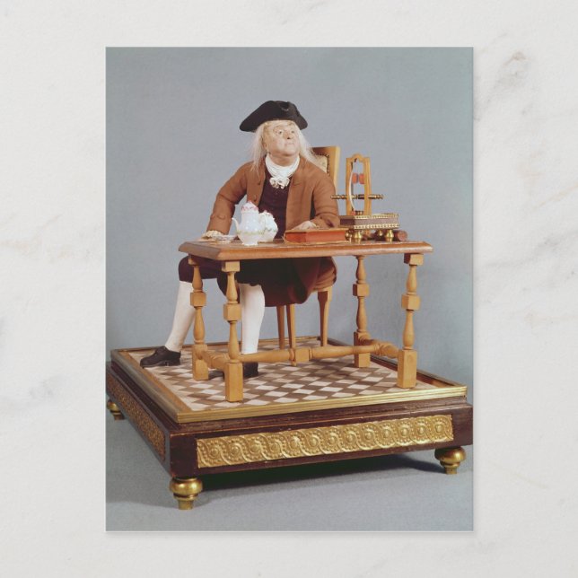 Modell Benjamin Franklin i bord Vykort (Framsida)