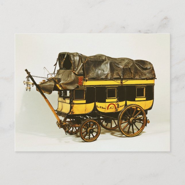 Modell för 40 sittplatser omnibus vykort (Framsida)