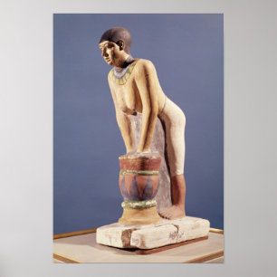 Modell för en kvinna som skapar öl, Gamla Kungarik Poster