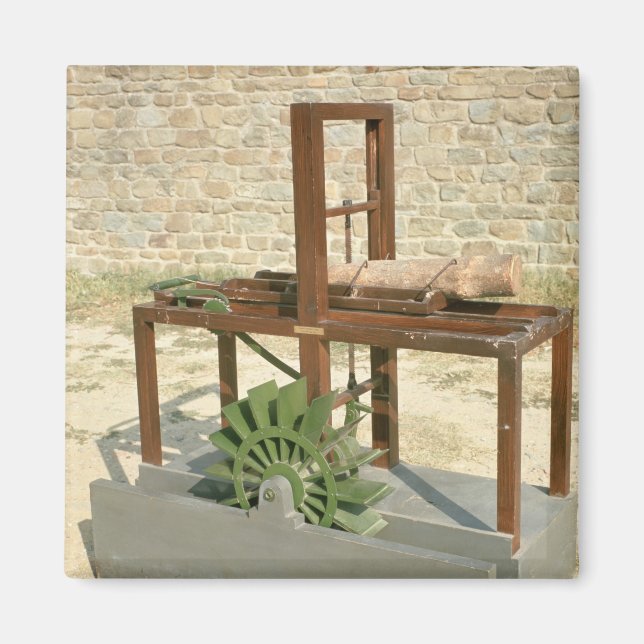 Modell för hydraulisk såg magnet (Framsidan)