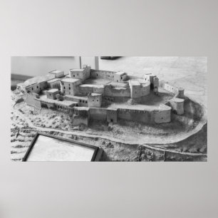 Modell för Krak des Chevaliers, modell Poster