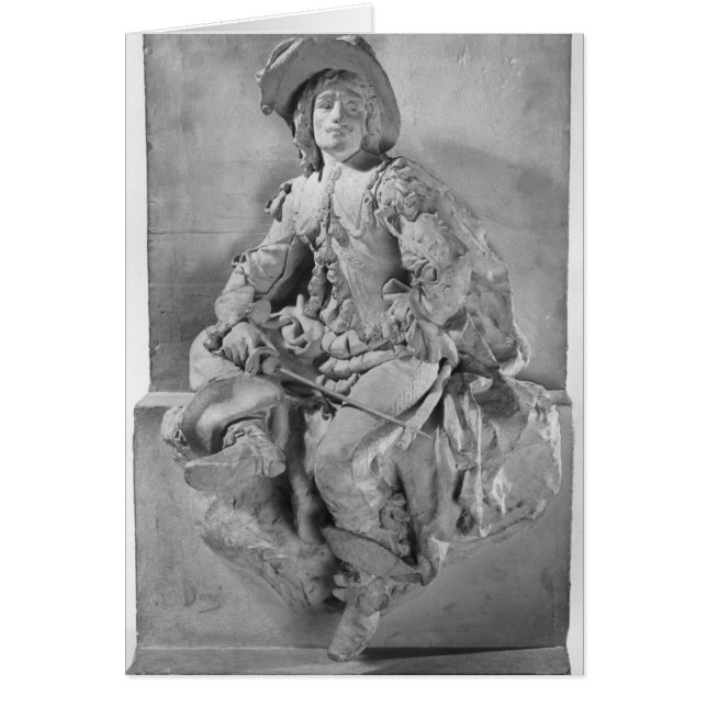 Modell för monumentet till Alexandre Dumas Pere Hälsningskort (Framsidan)