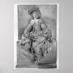 Modell för monumentet till Alexandre Dumas Pere Poster