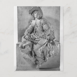Modell för monumentet till Alexandre Dumas Pere Vykort