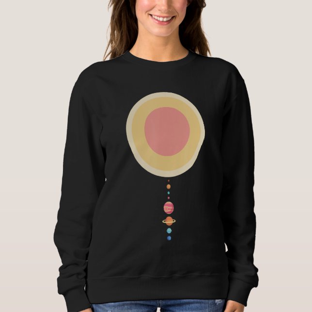  modell för Solar System PLA för astronomi Space G T Shirt (Framsida)