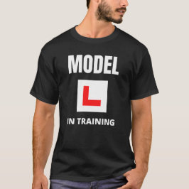 Modell för utbildning t shirt