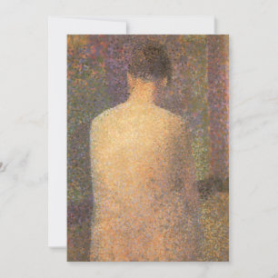 Modell från bakgrunden av Georges Seurat, Vintage