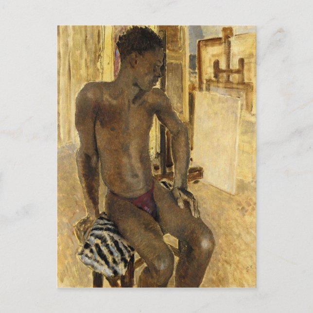 Modell i Studio efter Philpot Vykort (Framsida)