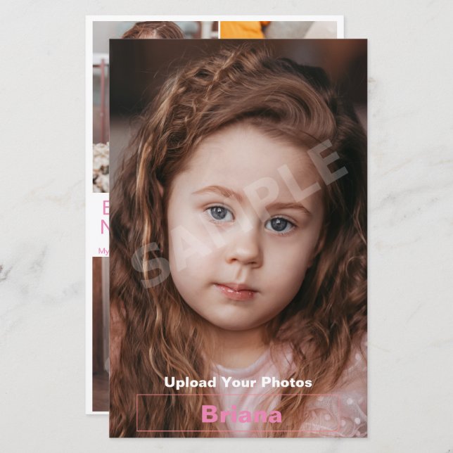 Modell Komposition Headshot Barn Zed (Fram/baksida)