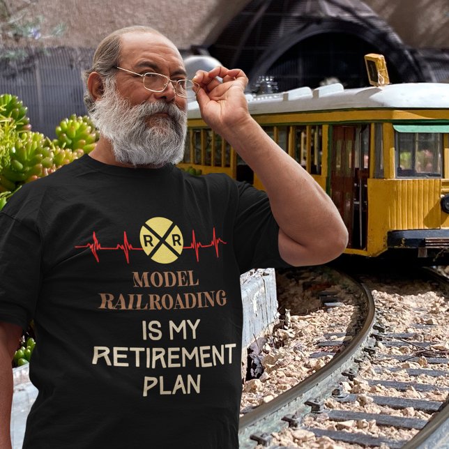 Modell Railroding är Min Pension-plan T Shirt (Skapare uppladdad)