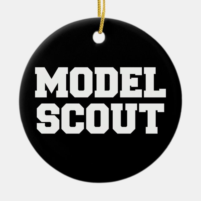 MODELL SCOUT JULGRANSPRYDNAD KERAMIK (Framsidan)