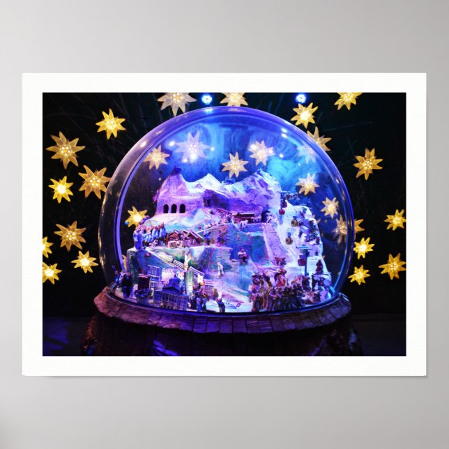 Modell snöscen poster (Framsidan)