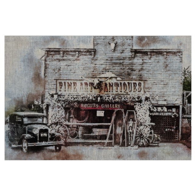 Modell T & Antique Store-Vintage Tyg (Fat Quarter)